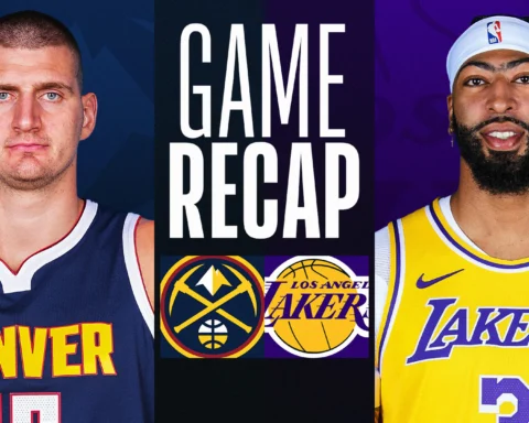 teilnehmer: denver nuggets gegen lakers spielerstatistiken spiel
